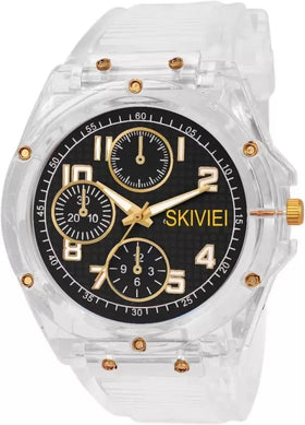Transparent Analog Watch For Boys
